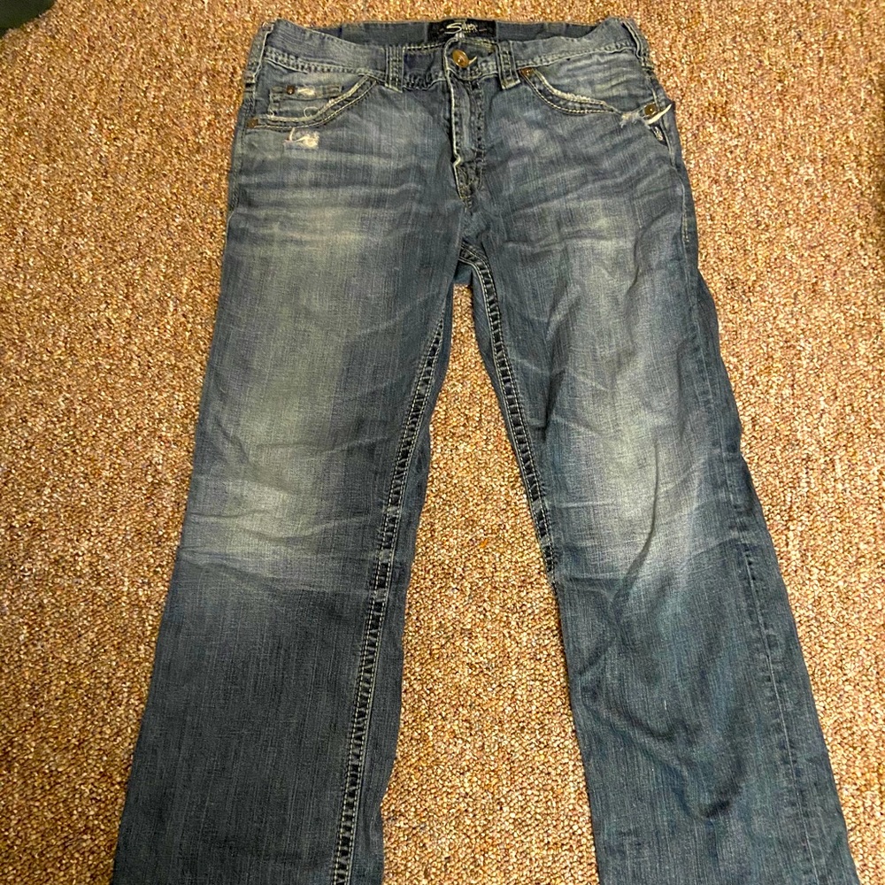 Men’s Silver Jeans